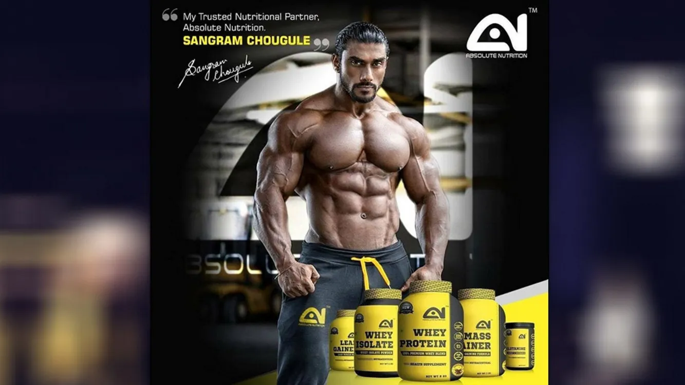 Renowned Bodybuilder Sangram Chougule  join Absolute Nutrition as Brand Ambassador